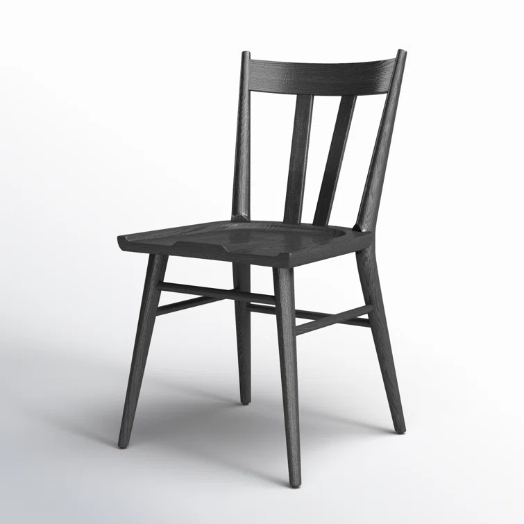 Gregory Dining Chair, Black Oak
