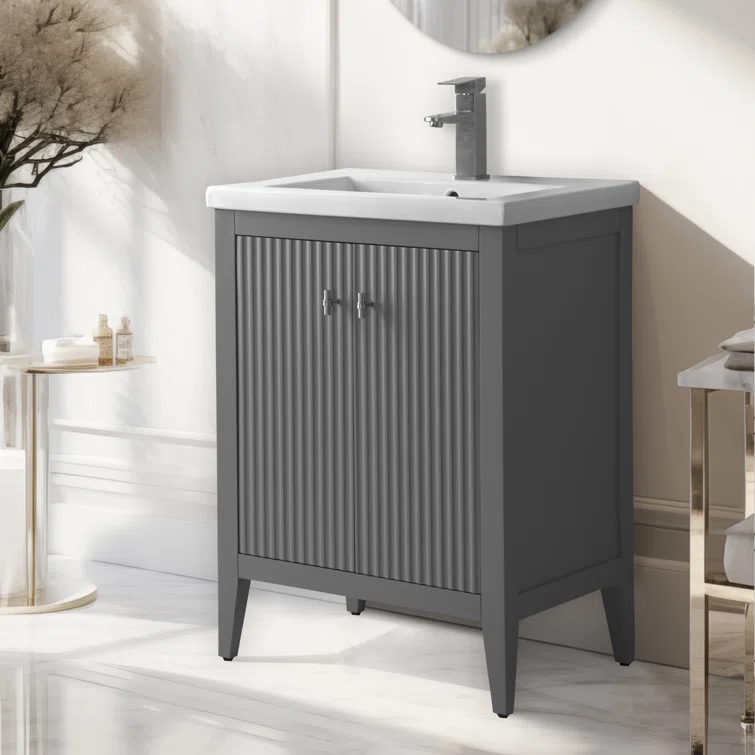 24" Single Bathroom Vanity Set