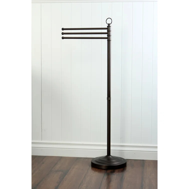 Kingston Brass CC2025 Kingston Brass Vintage Freestanding Triple Towel Rack