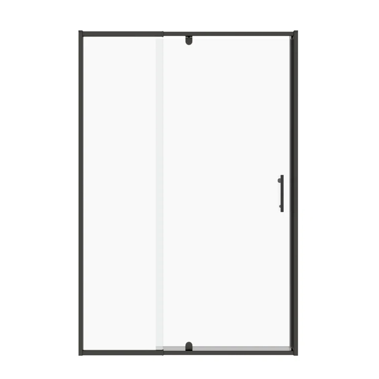 Arch Glass Designs 11DD131873LTS 38-42" W x 71" H Flush Glass Shower Door Reversible Installation