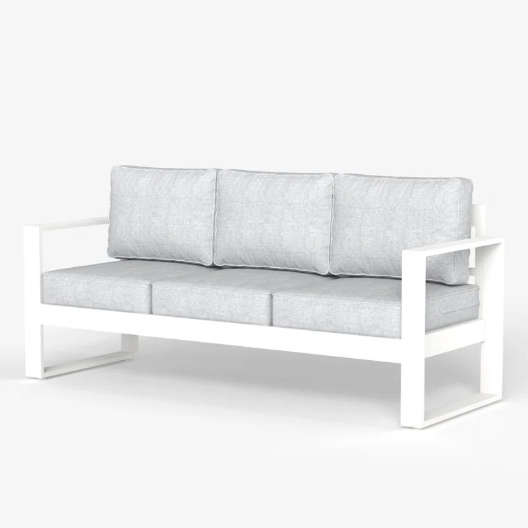 Standalone Product 73'' Metal Outdoor Patio Sofa