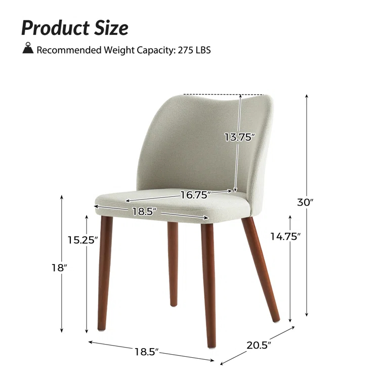 Kanalu Upholstered Back Dining Chair