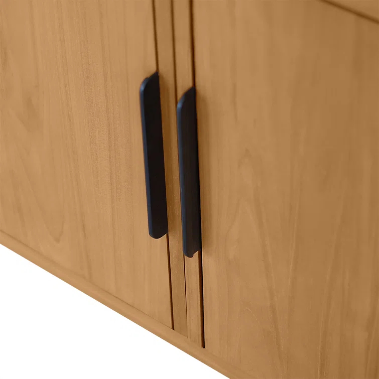 Taylor 48 in. Single Natural Teak Bathroom Vanity with Quartz Top