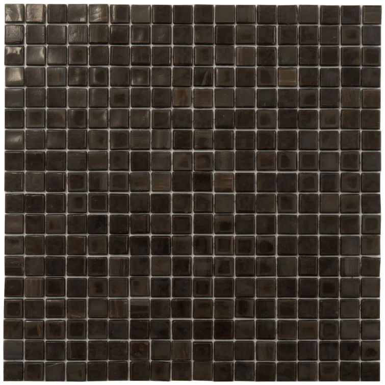 Skosh 0.6" x 0.6" Glass Grid Mosaic Wall & Floor Tile