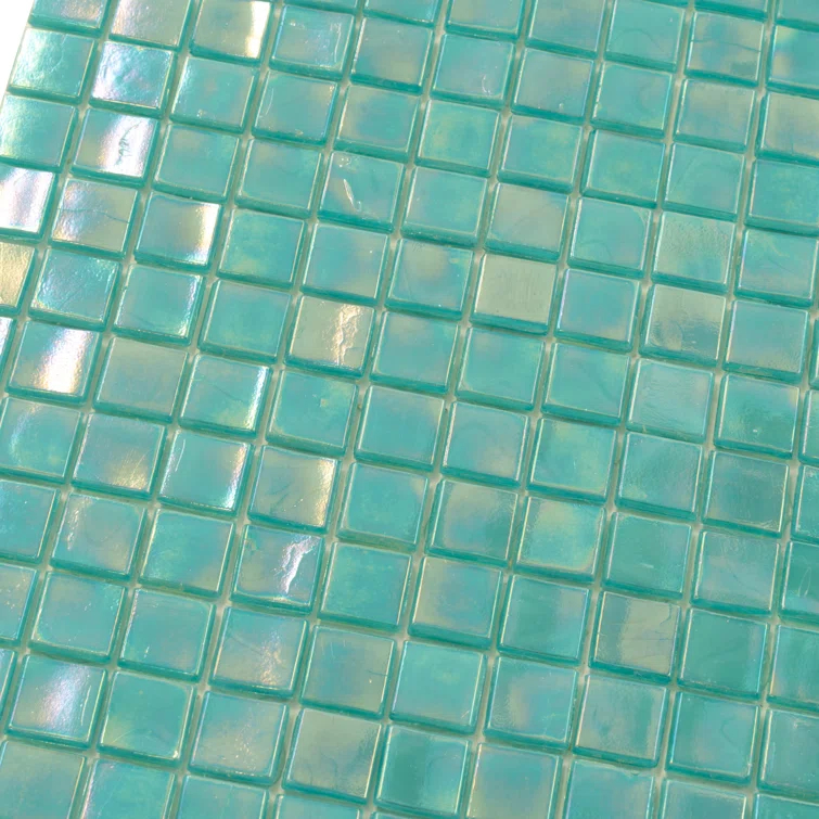 Skosh 0.6" x 0.6" Glass Grid Mosaic Wall & Floor Tile