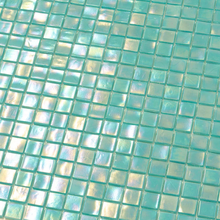 Skosh 0.6" x 0.6" Glass Grid Mosaic Wall & Floor Tile