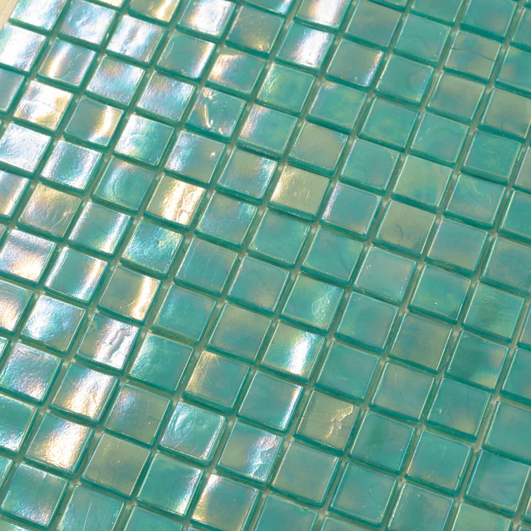 Skosh 0.6" x 0.6" Glass Grid Mosaic Wall & Floor Tile