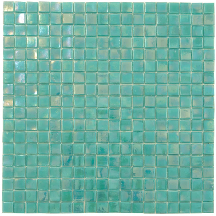 Skosh 0.6" x 0.6" Glass Grid Mosaic Wall & Floor Tile