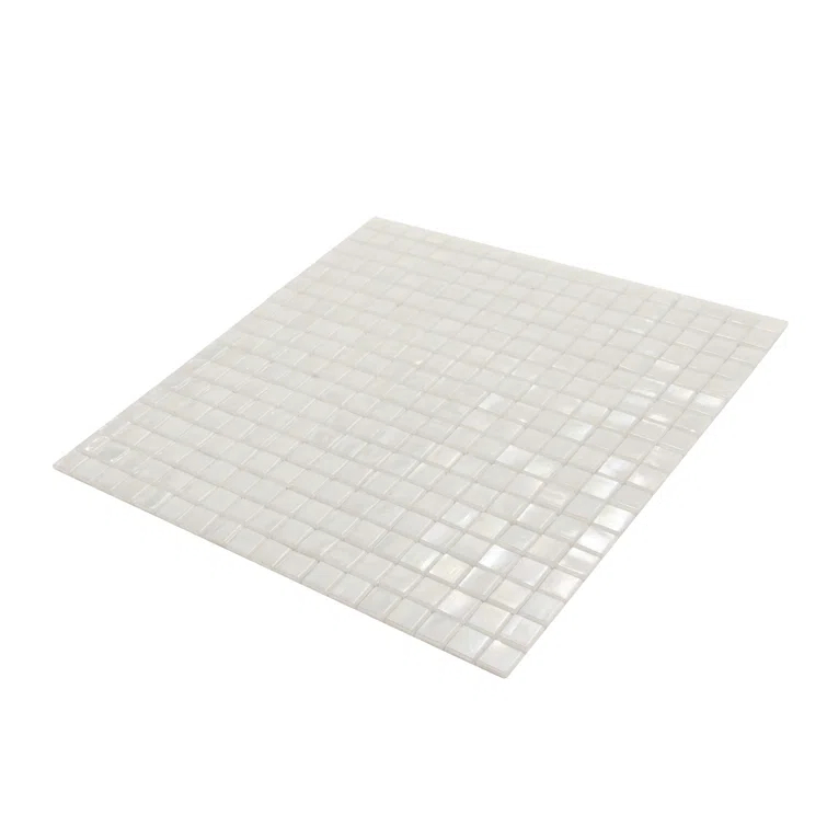 Skosh 0.6" x 0.6" Glass Grid Mosaic Wall & Floor Tile