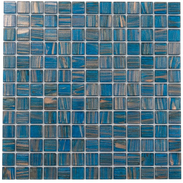 Celestial 0.8" x 0.8" Glass Grid Mosaic Wall & Floor Tile