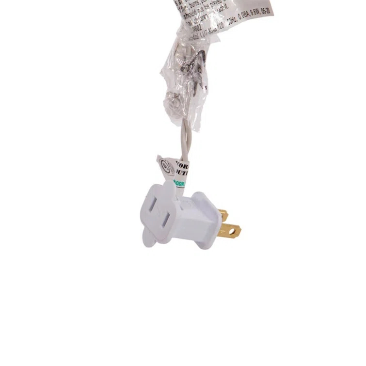 UL 10-Light Black Angel Tree Topper