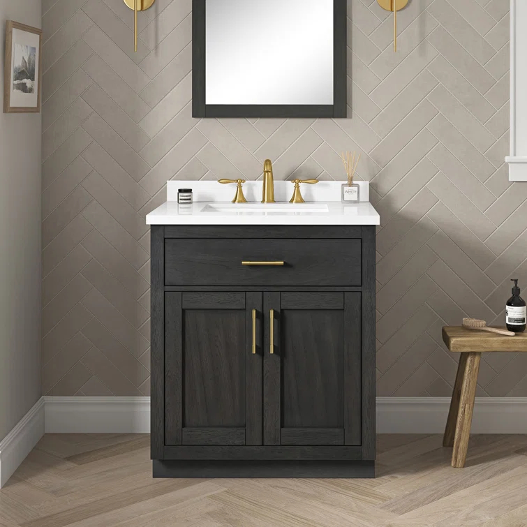 OVE Decors Bailey 30" Single Bathroom Vanity Set with Premium Countertop