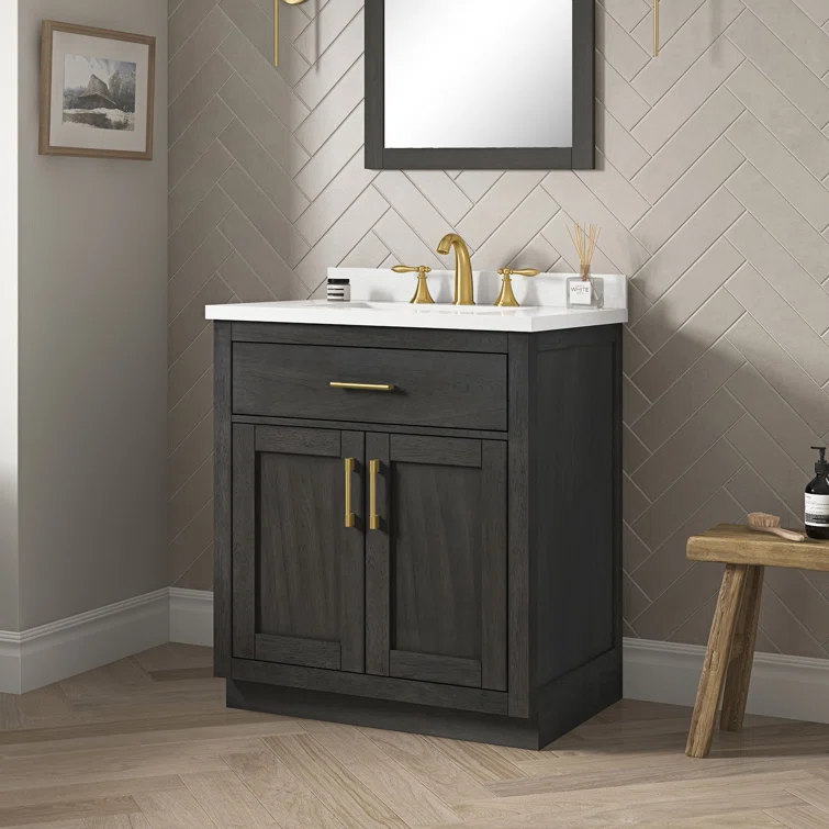 OVE Decors Bailey 30" Single Bathroom Vanity Set with Premium Countertop