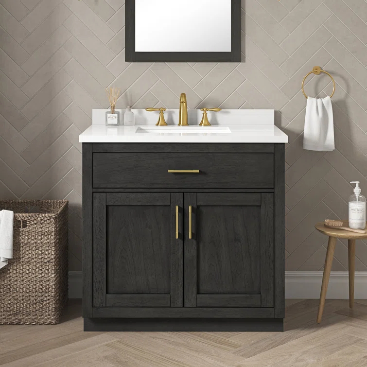OVE Decors Bailey Single Bathroom Vanity with Premium Countertop