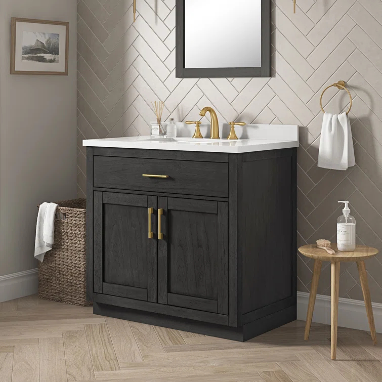 OVE Decors Bailey Single Bathroom Vanity with Premium Countertop