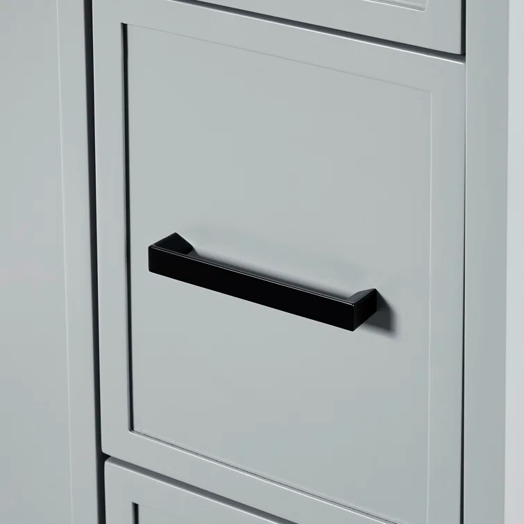 Ariel Kelly 43 Inch Single Rectangular Sink Bathroom Vanity With Quartz Countertop