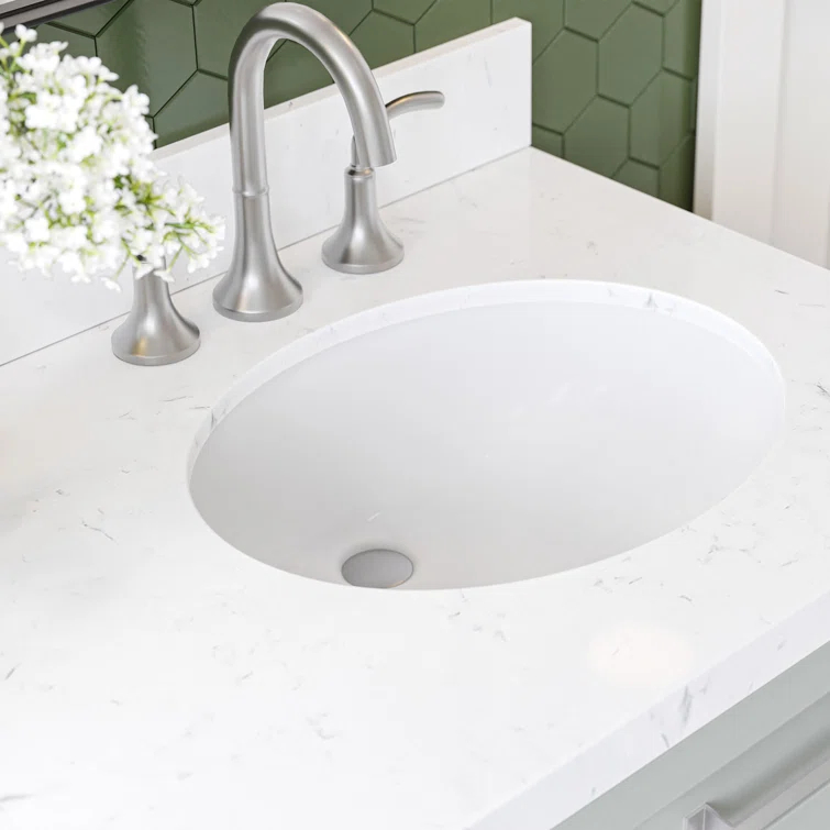 Ariel Monrow 66 Inch Double Oval Sink Bathroom Vanity With Carrara White Quartz Countertop