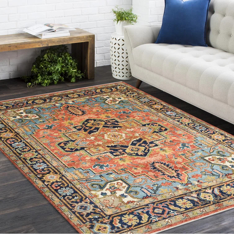 Handmade Geometric Wool 8' x 10' Rectangular Rug