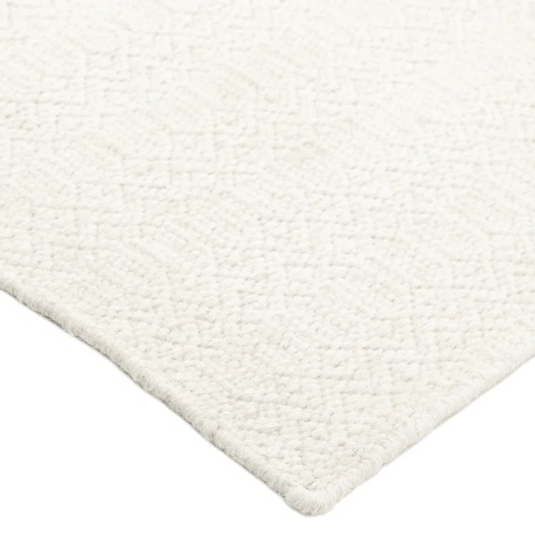 Chatham Contemporary Flatweave Ivory 5 ft. x 8 ft. Hand Woven Area Rug