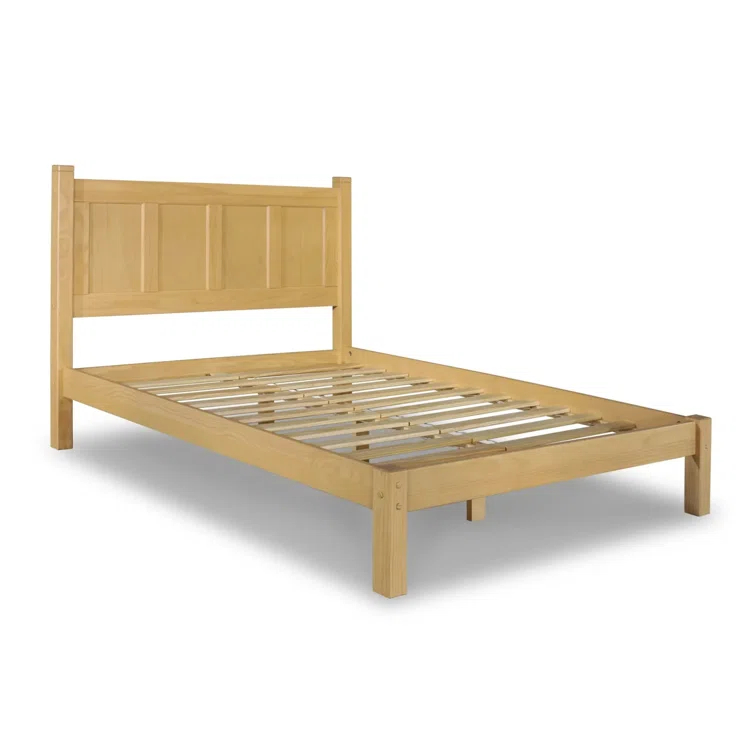 Shaker Solid Wood Panel Bed