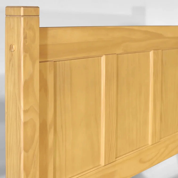 Shaker Solid Wood Panel Bed