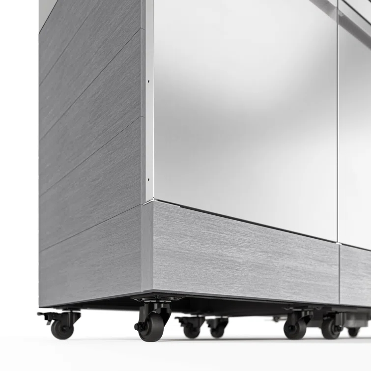 TYTUS Fresno 4 - Burner Freestanding Propane Gas Grill with Side Burner and Cabinet