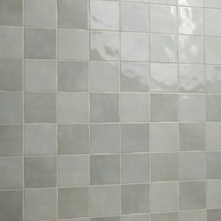 Renzo 5" x 5" Glossy Ceramic Wall Tile