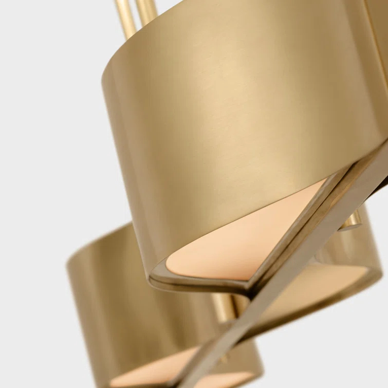 Antique Burnished Brass 60" Linear LED Pendant Light