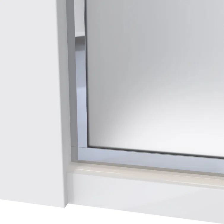 DreamLine Linea 30 in. W x 72 in. H Frameless Shower Screen in Brushed Nickel