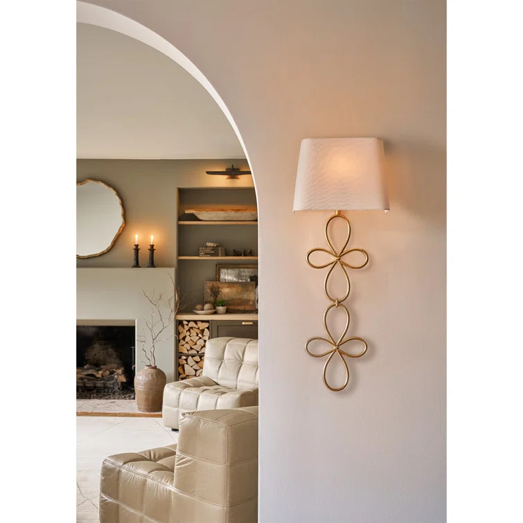Regina Andrew Minuet Sconce (Gold Leaf)