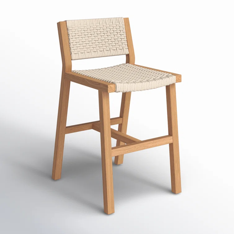 Shea Teak Outdoor 26'' Counter Stool