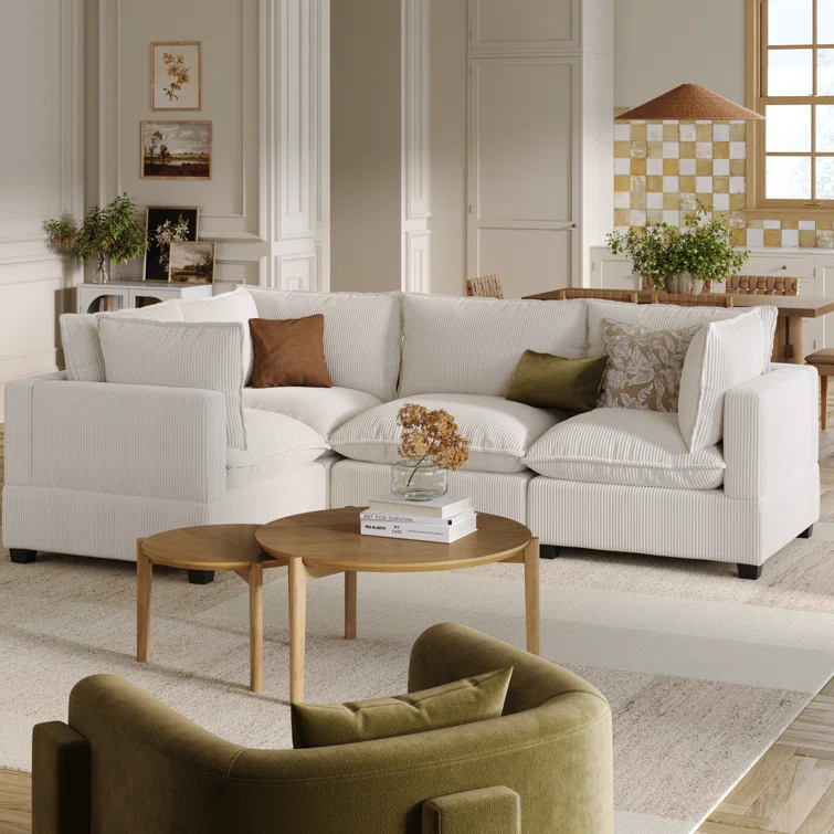 Modern Upholstered Cloud Sectional