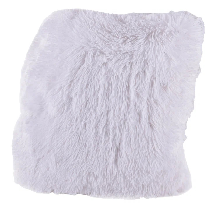 Faux Fur Reversible Throw Pillow (Set of 2)