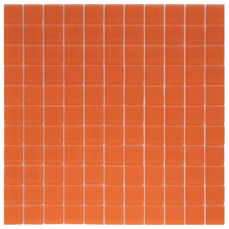 Apollo Tile 11.8" X 11.8" Matte Finished Glass Mosaic Tile