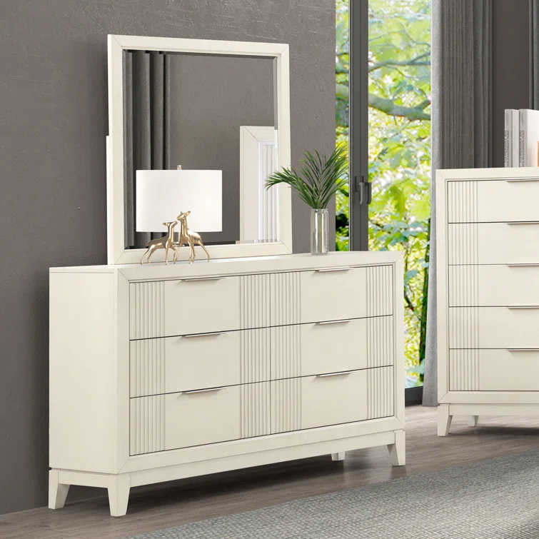 Danisen 6 Drawer Dresser With Mirror