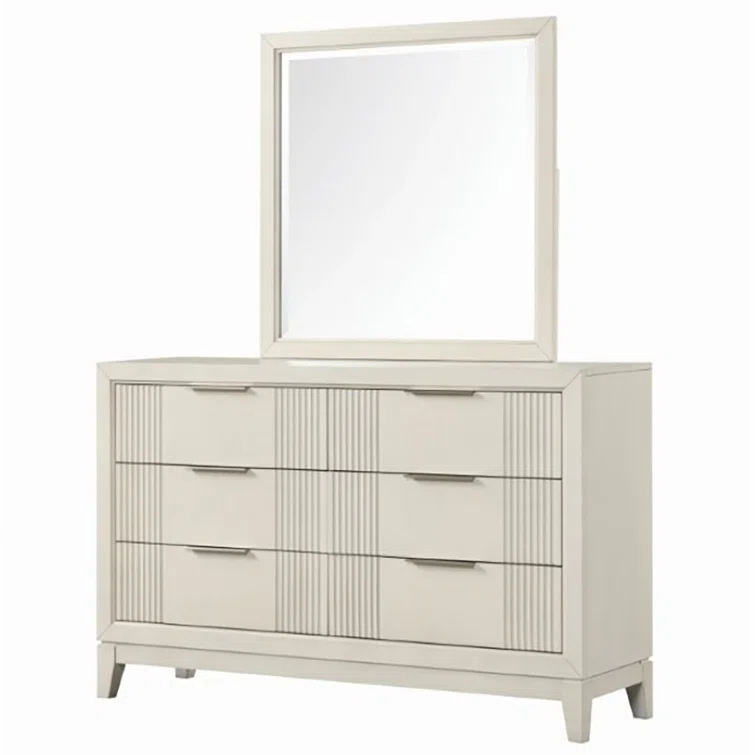Danisen 6 Drawer Dresser With Mirror