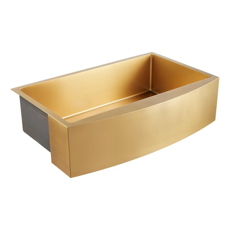 33'' L Farmhouse / Apron Single Bowl Stainless Steel Kitchen Sink