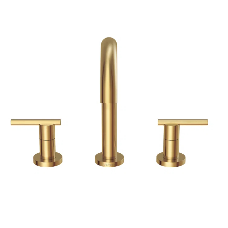 Parma 2-Handle Widespread Bathroom Faucet with Metal Touch Down Drain