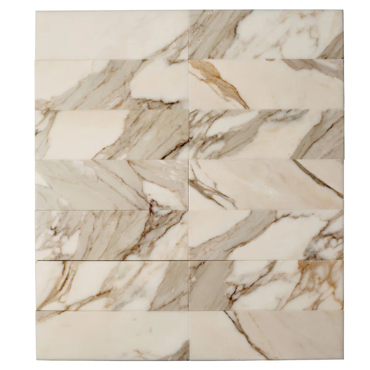 4" x 12" Marble Subway Wall & Floor Tile