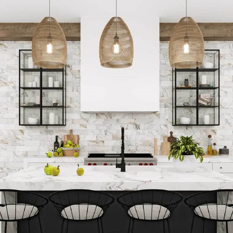 4" x 12" Marble Subway Wall & Floor Tile