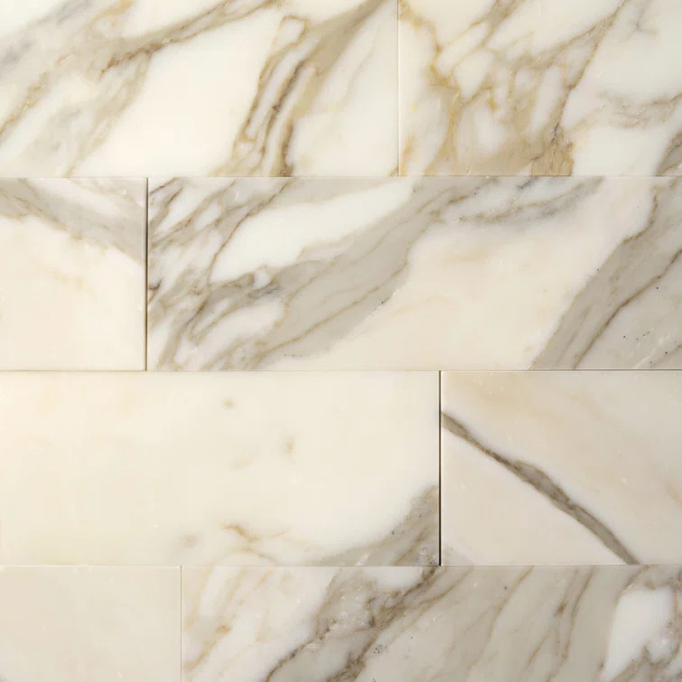 4" x 12" Marble Subway Wall & Floor Tile