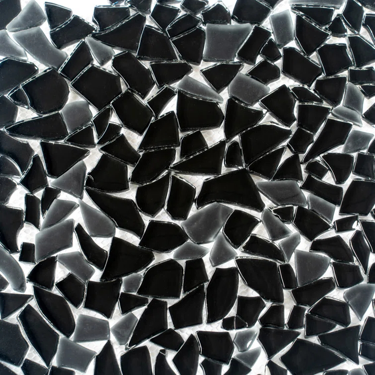 Apollo Tile Glass Pebbles Mosaic Wall & Floor Tile