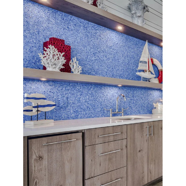 Glass Pebbles Mosaic Wall & Floor Tile