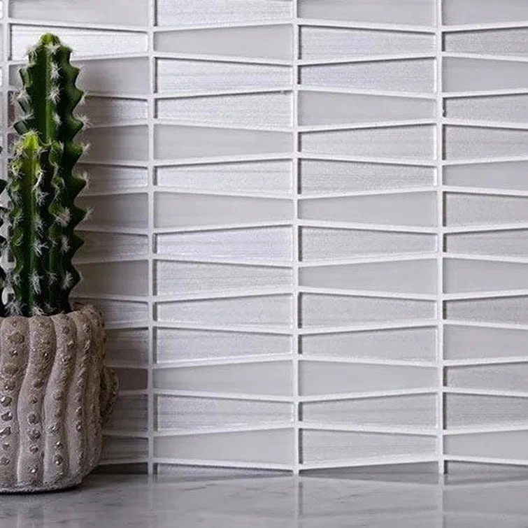 1" x 3" Glass Brick Joint Mosaic Wall and Floor Tile