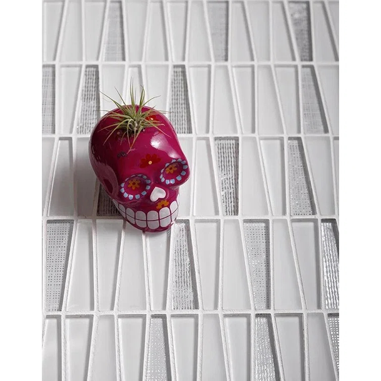 1" x 3" Glass Brick Joint Mosaic Wall and Floor Tile