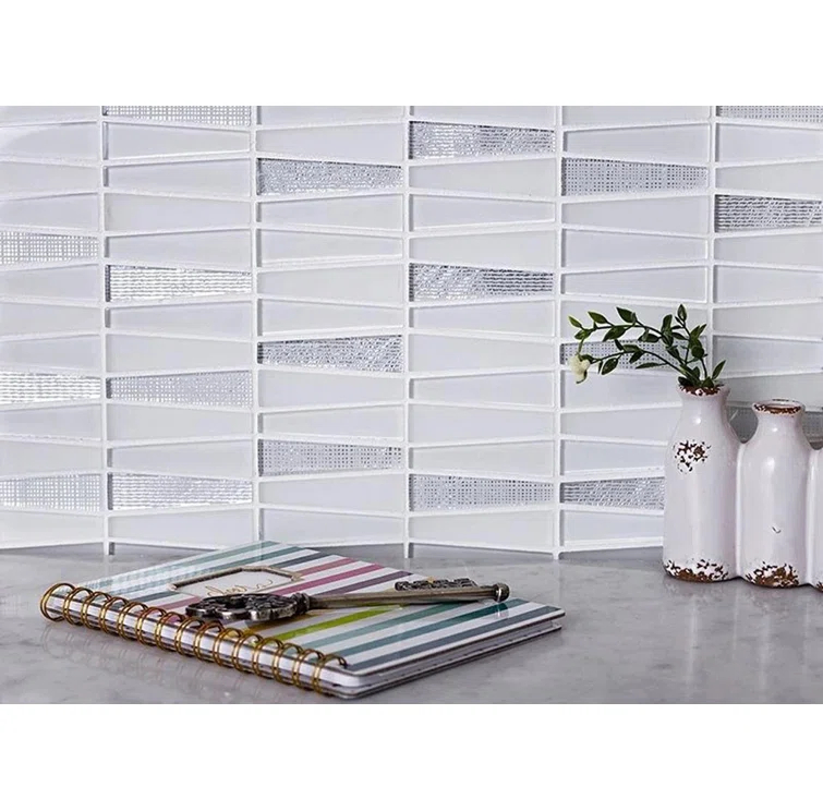 1" x 3" Glass Brick Joint Mosaic Wall and Floor Tile