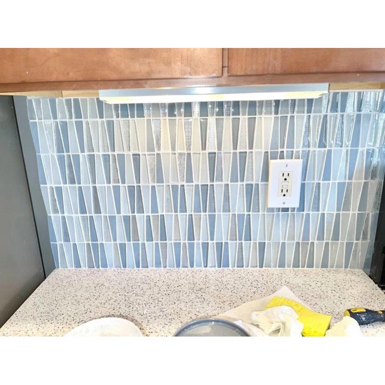 1" x 3" Glass Brick Joint Mosaic Wall and Floor Tile