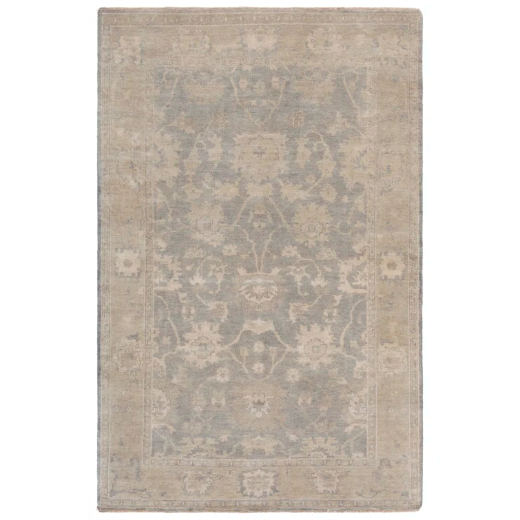 Oushak Hand Knotted Wool Oriental Rug