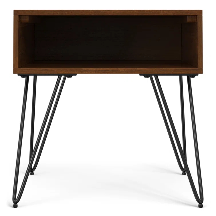 Hunter Solid Wood Top End Table
