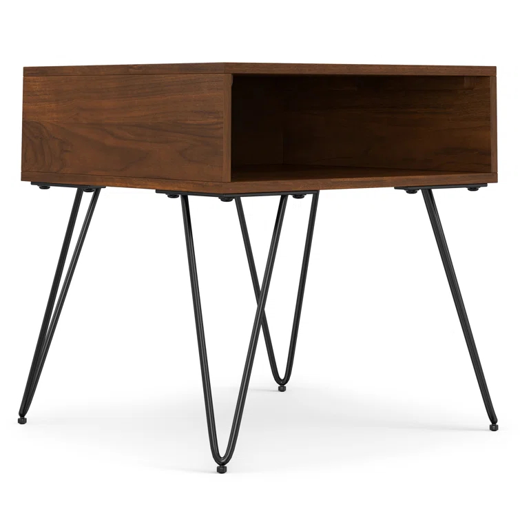 Hunter Solid Wood Top End Table